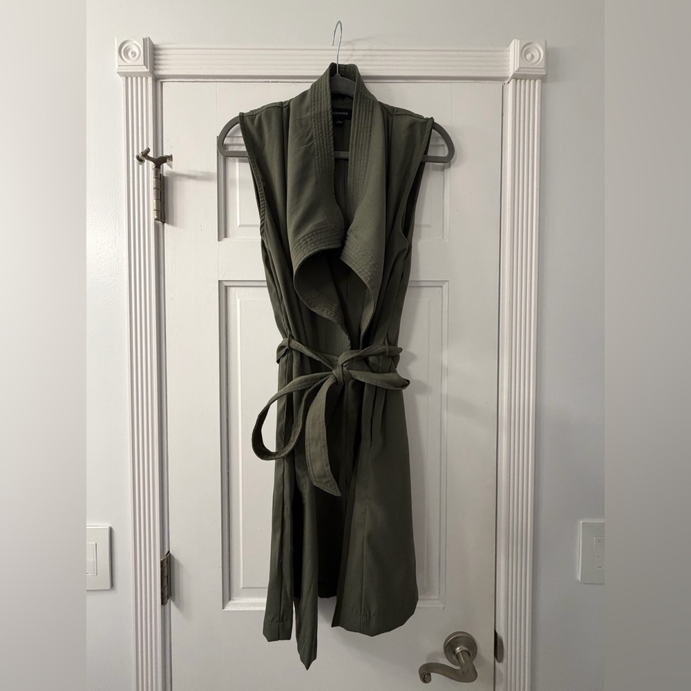 Anthropologie Olive Green Sleeveless Vest